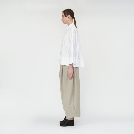 3 tuck wide pants