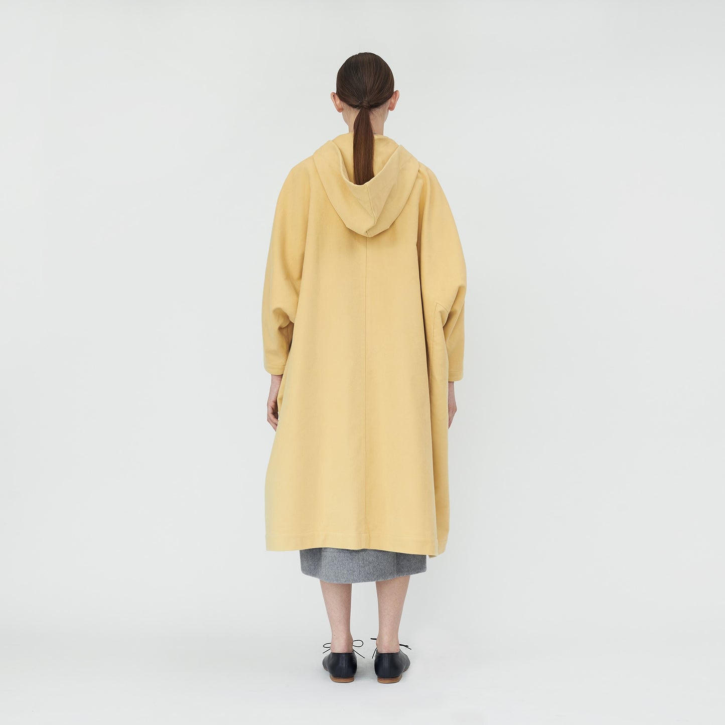 brisbane moss long cape coat