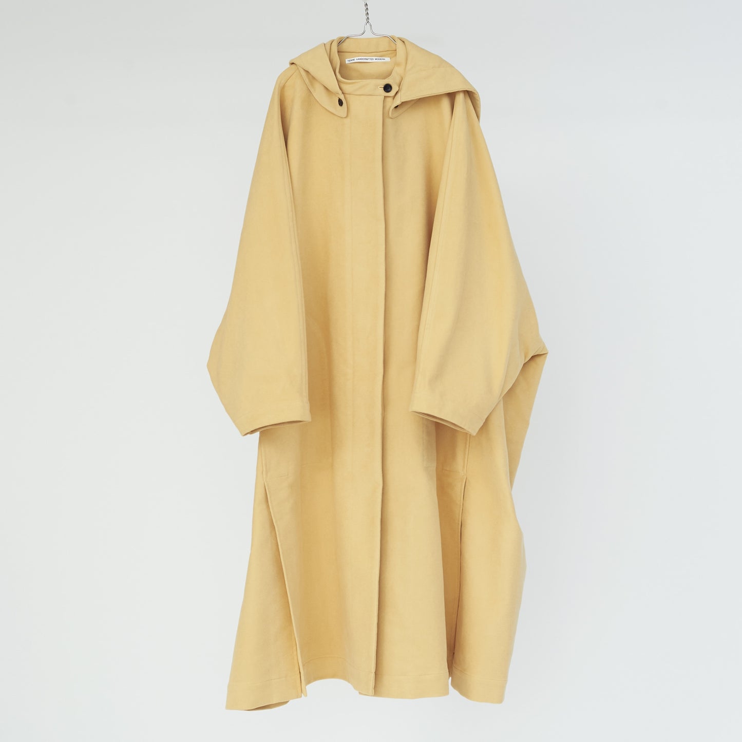 brisbane moss long cape coat