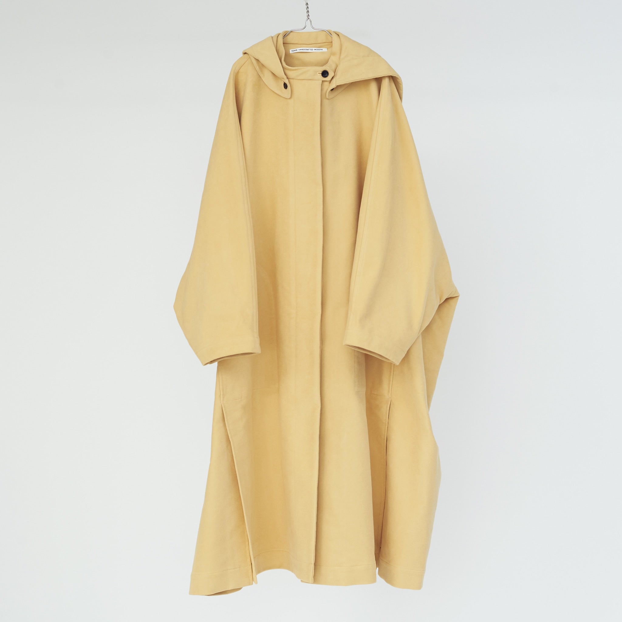 brisbane moss long cape coat – TENNE HANDCRAFTED MODERN