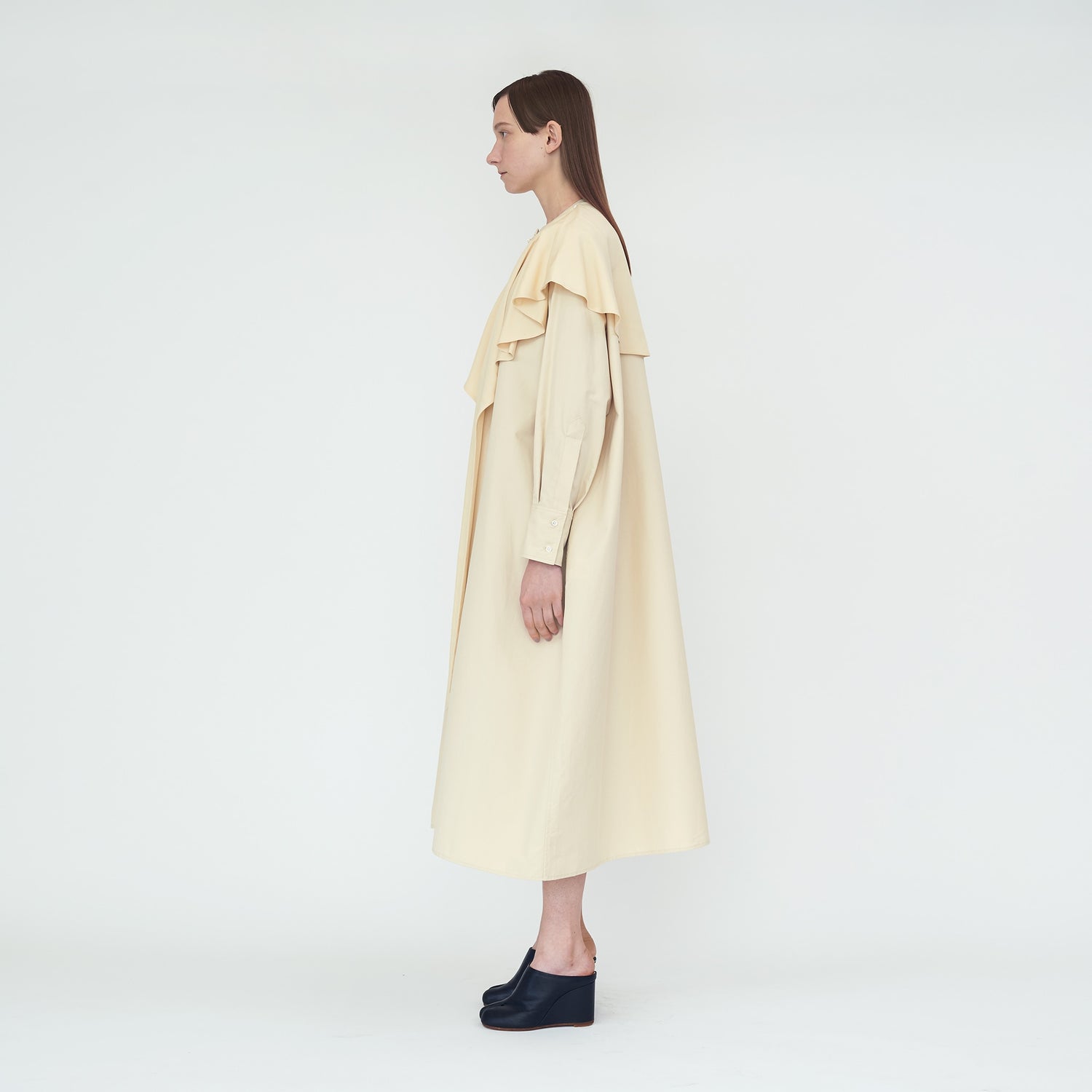 shirts dress with cape – TENNE HANDCRAFTED MODERN