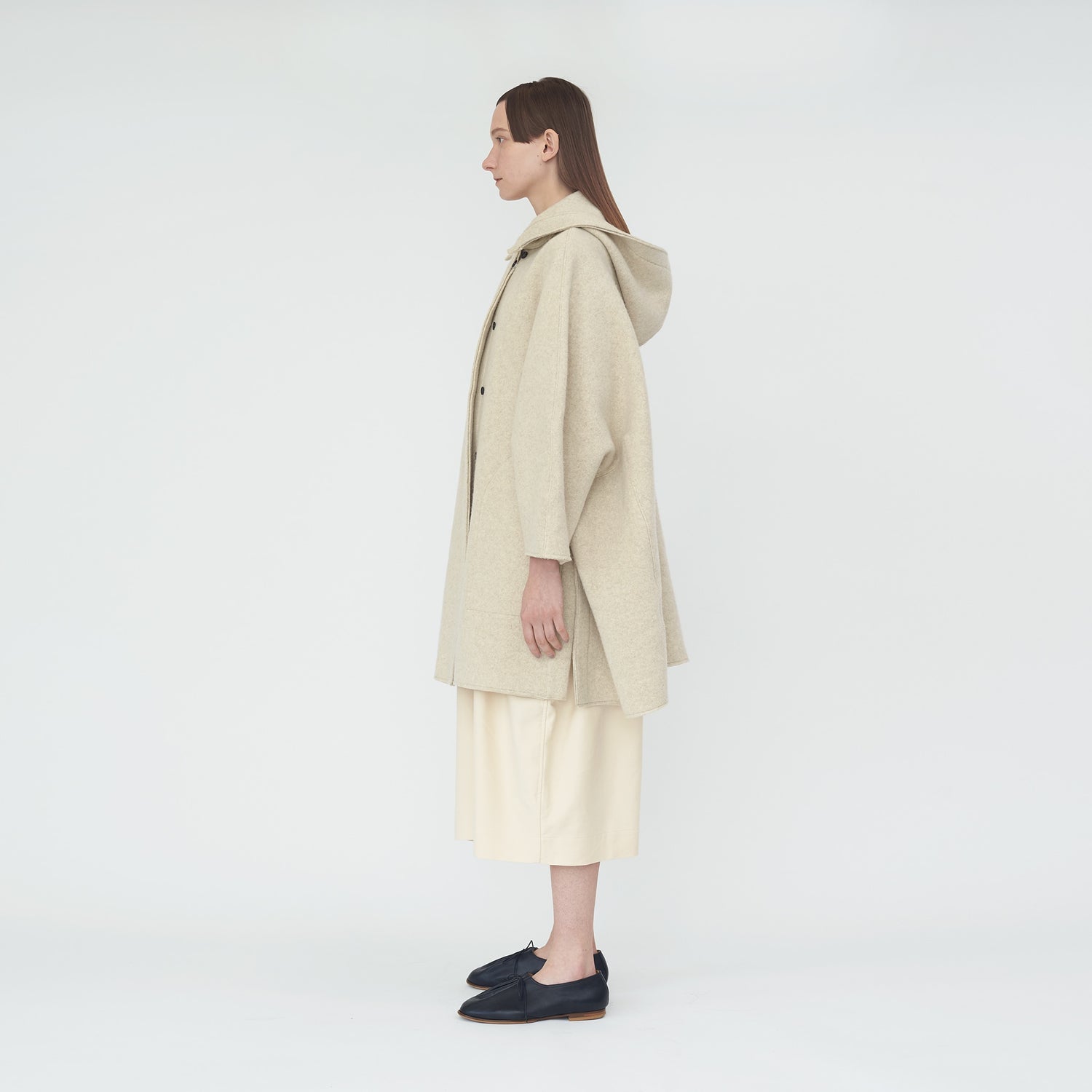 サイズTENNE HANDCRAFTED MODERN  wool cape coat